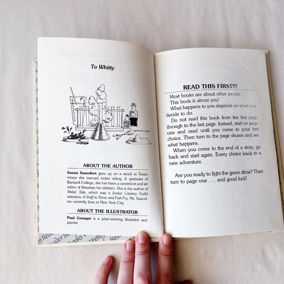 The Green Slime by Susan Saunders Choose Your Own Adventure - Picture 5 of 6